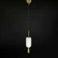Светильник подвесной светодиодный LED, регулируемая высота, золотой