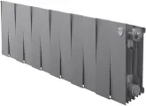 Радиатор биметаллический Royal Thermo PianoForte 200 Серебристый - 12 секц
