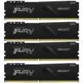 Оперативная память Kingston DDR4 128GB (4x32GB) 3200Mhz FURY Beast Black (KF432C16BBK4/128)