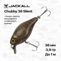 Воблер Jackall Chubby 38SR Silent, 38 мм, 3,9 гр, до 1 м, #Tackey Brown