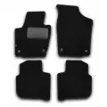 Комплект ковриков в салон KLEVER KVR02451701210KH для Skoda Rapid 2012-2019 г. черный 1