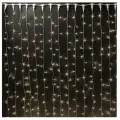 Гирлянда-дождь (плей-лайт) светодиодная Rich Led 2*3 м, 600 LED. Прозрачный провод. теплый белый
