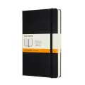Блокнот Moleskine Classic Large 130х210 черный в линейку 240 стр с твердой обложкой (QP060)