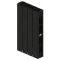 Биметаллический радиатор Rifar SUPReMO 500x4 антрацит