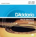 Струны для акустической гитары D'Addario American Bronze EZ910 Light (6 шт)