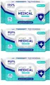 Влажные салфетки Smart medical дезинфицирующие с пластиковым клапаном, 50 шт 3 пачки