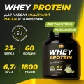 Протеин сывороточный PRIMEKRAFT Whey Protein, Фисташковое мороженое (Pistachio ice cream), банка 1800 г / 60 порций