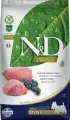 Сухой беззерновой корм Farmina N&D Prime Adult Mini, для взрослых собак мелких пород, ягненок с черникой, 800 г