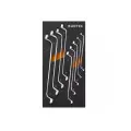 RUNTEC Набор ключей накидных 75° CrV 6x7-21x23 мм в ложементе EVA, 9 предметов RT-WBE9