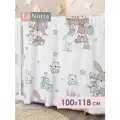 Плед детский для новорожденных плюшевый 100х118 см Baby Nice