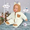 Кукла пупс интерактивная со звуком 40 см, Lisa Doll / Куколка мягконабивная с русской озвучкой, 131754