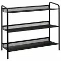 Полка для обуви Женева-23, 645х270х600 мм, 3 полки, металл, чёрная, ПДО Ж23 Ч