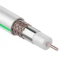 Коаксиальный кабель SAT 703B, 75 Ом, Cu/Al/Cu, 75%, бухта 50 м REXANT