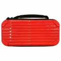 Защитный пластиковый чехол на молнии для Nintendo Switch (красный)