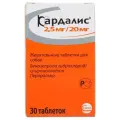 Таблетки Сева Кардалис 2,5 мг/20 мг, 29 г, 30шт. в уп., 1уп.