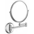 Зеркало косметическое Frap F6108, с увеличением, настенное, хромированное