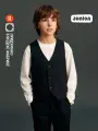 Школьный жилет Junion, размер 158, черный