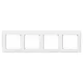 Рамка 4-постовая 5шт для розеток и выключателей Legrand Valena Classic горизонтальная белый 774454