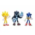 Набор из 3 фигурок Sonic The Hedgehog Forms Pack Супер Соник, Оборотень и Соник