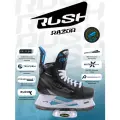 Хоккейные коньки RUSH Razor 4R Pro - Возраст Взрослый (SR), Размер 7.5, Полнота D