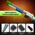 Игрушечное ружье дробовик мягкие пули и гильзы / нерф