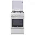 Газовая плита De luxe 5040.37 г к 50 см, 43 л, 4 конфорки, белый