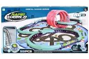 Автотрек «Rapid World» 59 деталей, 130 см, система хранения, 6+, серия «Orbital Racing»