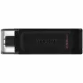 USB Flash накопитель 256GB Kingston DataTraveler 70 (DT70/256GB) USB Type C Черный