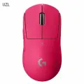 Сверхлегкая беспроводная игровая мышь Logitech G g pro x, двухрежимная игровая мышь, 63 г, розовая