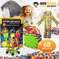 Развивающий шарнирный конструктор для мальчиков и девочек 3+. Набор 68 деталей