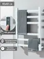 Полотенцесушитель электрический для ванной индикатором температуры 43х60см белое