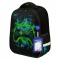 Ранец Brauberg 274385 FIT, 2 отделения, Neon gamepad, 3D-панель, 38х27х14 см