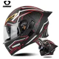 Шлем SOMAN 955S, матовый черный, красный, универсальный, для верховой езды