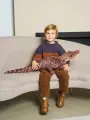 Мягкая игрушка Крокодил 85 см коричневый