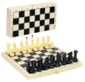 Шахматы гроссмейстерские пластмассовые с малой деревянной доской Классика (400*200*60)