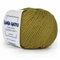 2 Мотка, Lana Gatto SUPER SOFT, 100% Чистая экстратонкая мериносовая шерсть / 50 гр. - 125 м, Цвет 8564