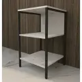 Стеллаж напольный лофт, этажерка деревянная