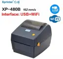 Термопринтер этикеток Xprinter XP-480B (USB+WiFi)
