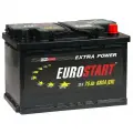 Аккумулятор EUROSTART EXTRA POWER 75 Ач 680А О/П EU750