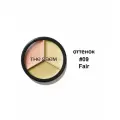 The Saem Трехцветный консилер для маскировки недостатков кожи 13,5 г Cover Perfection Triple Pot Concealer, оттенок 09 Fair