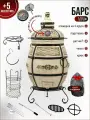 Барс с откидной крышкой - Комплект Mini+ - тандыр большой с термометром (требует установки)- 85 л, Технокерамика.