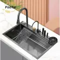 Мойка для кухни FooTai Нержавеющая сталь марки 304 многофункциональная врезная мойка водопад 68 45cm