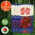 Шоколад Коммунарка горький (начинка вкус вишня и жгучий перец), 3 шт.