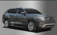 Volkswagen Teramont дефлекторы 6шт Auto Clover