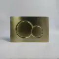 Смывная панель для унитаза Geberit Sigma01, ABS-пластик, матовое золото
