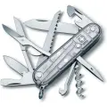 Нож Victorinox Huntsman, 91 мм, 15 функций, полупрозрачный серебристый