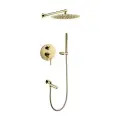 Душевая система скрытого монтажа Grocenberg GB5099GO-1 Золото