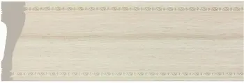 Молдинг, плинтус потолочный 60х18х2400 мм, крем. Cosca. Набор 6шт.