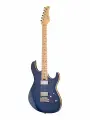 G290 FAT II BBB электрогитара, корпус сассафрас, топ огненный клен, привинченный гриф, порожек из бивня, 22 лада, 25,5, локовые колки, тремоло CFA-III, датчики VTH-77, цвет Bright Blue Burst, Cort