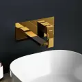 Смеситель встраиваемый для раковины Damixa Gala, монтируемый в стену, золото